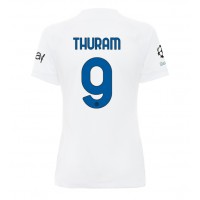 Camisa de Futebol Inter Milan Marcus Thuram #9 Equipamento Secundário Mulheres 2023-24 Manga Curta